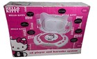 Sanrio Hello Kitty Cd Player   Karaoke System  Ac Adapter Speakers Open Box