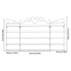 Nail Polish Wall Rack 5-tier White Iron Display Holder Set For Salon   Home