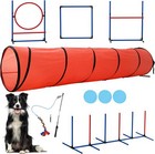 Meowloday Agility Dog Training Equipment Set Outdoor Obstacle Courses Starter
