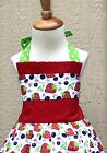 Girls Strawberry Shortcake Berries Summer Halter Dress