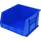 Akro-mils 30270blue Hang   Stack Storage Bin  Plastic  Blue  11 In H  16 1 2 In