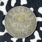 1873 Romania 50 Bani Lot f1420 Silver  Scarce  Damaged