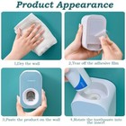 Automatic Toothpaste Dispenser Wall Mounted Holder Squeezer Bathroom Toilet Home