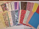 Set Of 10 Pieces Of 4x6 Card Making Or Scrapbook Paper Or Junk Journal Supplies