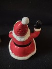 Vintage Christmas Fitz Floyd Santa Claus Present Salt Pepper Shaker  lot 4677 