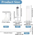 Benecreat 10 Pack 18ml 0 6oz Small Travel 18ml 0 6oz  10 - 0 6oz 18ml 