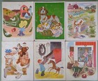 Farm Puzzles And Book 1930s 40s 50s Lot Of 10