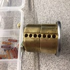 Rare 7 Pin  pin Your Own  Lock Cylinder   Kwikset Keyway With Pins Springs   Kit