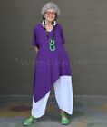 Watersister Cotton Gauze Aloha Tunic Angle Hem 1 s m  2 l xl  3 1x  Oh My Colors