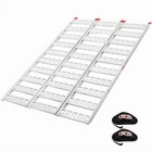1500lbs Tri-fold Aluminum Loading Ramps For Motorcycles Atv utv Lawn Mowers