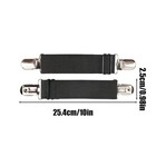 Adjustable Elastic Boot Clips Boot Straps Improved Pant Clips Stirrups Leg Strap