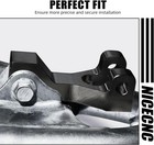 Kit De Descenso Delantero Y Trasero Negro Para Atv  Compatible Con Yamaha Raptor