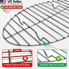 12in Stainless Steel Oval Roasting Rack Oven Baking Grill Rack From Usa