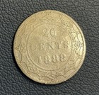 1888 Newfoundland 20 Cents - Vintage Silver