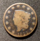 1822 Large Cent Coronet Head Ag  Enn Coins