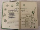 Vintage 1950s Girl Scout Handbook Hardcover 11th Impression Nov 1956 Green Black