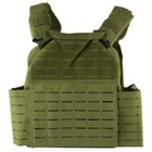 Ncstar Quick Release Laser Cut Plate Carrier Medium - 2xl 10 x12  Plates - Green
