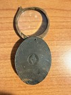 Vintage Atco Usa Bakelite Folding Pocket Magnifier Magnifying Glass