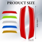 Car Reflective Trim Side Marker Stickers  Side Reflectors For Car  2pcs Red