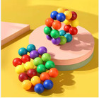 Autism Sensory Fidget Toys For Kids - Adhd Stress Relief Travel Puzzle Ball E