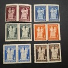 Yugoslavia 1945 Constitution    Mnh Full Set In Pairs Cyrilic Latin   2x Block