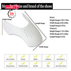 Mjscphbjk 4 Pairs Shoe Creases Protector  Prevent Sneaker 7-12  Black white