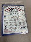 1 48 Bullseye Decals  48033 Uss Nimitz Carrier Air Wing 1976-1979