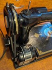 Excellent Singer 221 3-120 Featherweight Sewing Machine With Box    D3