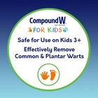 Compound W One Step Wart Remover Strips For Kids  10 Medicated Strips Pack Of 4