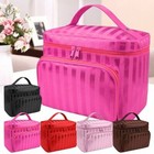 Professional Cosmetic Case Makeup Bag Storage Handle Organizer Large Travel Kit