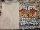Vintage Haco 0179 W  Germany Folding Advent Calendar Angels