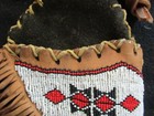 Rare Native American Beaded Leather Holster  From South Dakota   Sd-0821 05762