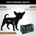 Cat Carrier - Portable Foldable Dog Pet Carrier  Soft-sided Pet Bag Up To 15    