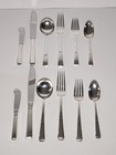 Towle Sterling Silver 6 Piece Flatware Place Setting Set Of 2 Craftsman Pattern