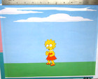 1990 s Simpsons Lisa Fox Original Production Cel Walt Disney Bart Homer Dress
