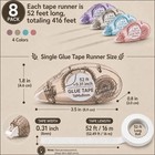 Double Sided Tape Roller  Scrapbook Tape Runner Extra Long 52ft