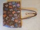 Michael Kors  Jet Set Medium Carryall Tote With Varsity Letter Block Print