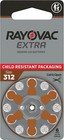 60 X Rayovac Extra 312 Size Hearing Aid Batteries Zinc Air Used By 2029