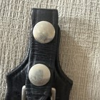 Vintage Safariland 68 Belt Keeper Police Key Ring Holder Black Leather