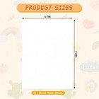 25 Pieces Shrinky Dink Sheets Kit  7 9 X 5 7-inch Shrink Paper Transparent 