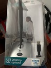 Logitech Usb Desktop Microphone 980186-0403 For Pc Or Mac Skype New   Sealed