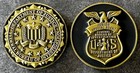 Fbi - Vintage Kid   s Junior Special Agent  B  Wallet   Cred Set   P   Coin