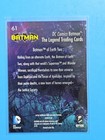 2012 Cryptozoic Dc Comics Batman  The Legend  61 Batman Of Earth Two