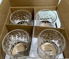 Brookstone Double Old Fashioned Glasses Cup Glass Drinkware Scotch Whiskey Set 4