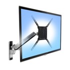 Ergotron Mounting Arm For Flat Panel Display Polished Aluminum Screens 30 To 60 