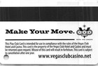Las Vegas Club Casino - Las Vegas  Nv - 4th Issue Slot Card  blank 