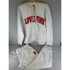 Pink Victoria s Secret Love Pink Full Zip Hoodie Jogger Boxed Set - Xl xg