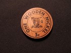 1956 Albuquerque  New Mexico Wooden Nickel Token-250th Anniversary Wood Coin  q 