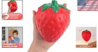 Adorable Kawaii Strawberry Squishy - Slow Rising  Soft   Stress Relief Toy  4 7 