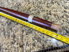 Vintage 36  Teak Flagpole 1 1 4  Base For 24  X 36  Flag